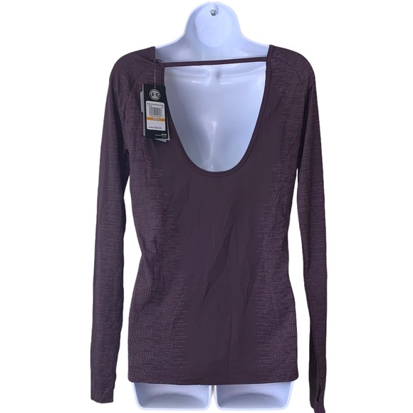 Under Armour Top Pullover Threadborne Purple - Picture 2 of 15